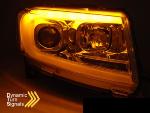 Paire de feux phares Jeep Grand Cherokee 11-13 LED LTI chrome