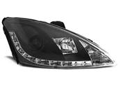 Paire de feux phares Ford Focus 98-01 Daylight noir