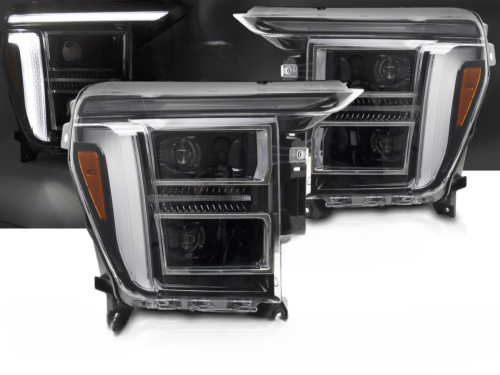 Paire de feux phares Ford F150 MK14 de 2020 a 2023 FULL LED DRL Noir