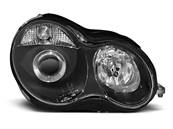 Paire de feux phares Mercedes W203 classe C de 2000 a 2004 noir
