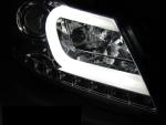 Paire de feux phares Mercedes classe C W204 11-14 Daylight led LTI chrome