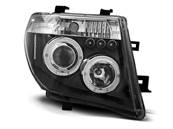 Paire de feux phares Nissan Pathfinder 05-10 angel eyes noir