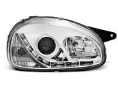 Paire de feux phares Opel Corsa B 93-00 Daylight led chrome