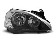 Paire de feux phares Opel Corsa C 00-06 angel eyes noir