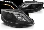 Paire de feux phares Seat Ibiza 6J 08-12 Daylight led noir