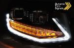 Paire de feux phares VW T6 15-19 LED DRL LTI Noir