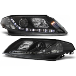 Paire de feux phares Renault Laguna 2 de 2001 a 2005 Daylight led noir