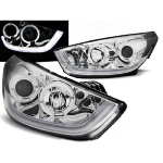 Paire de feux phares Hyundai IX35 10-13 LTI chrome
