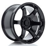 JR Wheels SL03 18x9,5 ET20-38 - 5 trous sur mesure - Noir Brillant