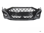 Pare choc avant pour Audi A3 8Y de 2019 a 2024 Calandre Noire PDC