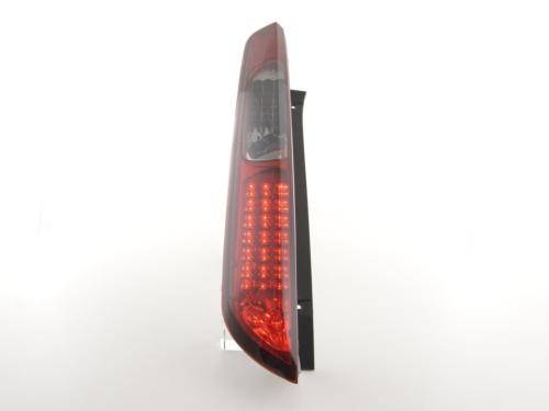 Paire feux arrière Ford Focus 2 5 portes 2004 a 2008 Rouge Fume Led