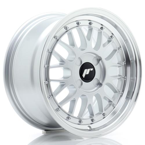 Jante JR Wheels JR23 16x8 ET20-45- 5 Trous sur mesure - Hyper Silver w/ Machined Lip