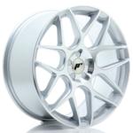 Jante JR Wheels JR18 19x8,5 ET20-45 - 5 Trous sur mesure - Silver Machined Face
