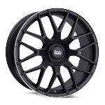 Jante Mam GT1 22x10 ET20 5/112 Matt Black Lip Polish