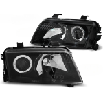 Paire de feux phares Audi A4 B5 de 1994 a 1998 design noir