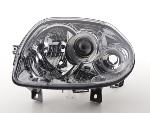 Paire de feux phares Angel Eyes Renault Clio B 1998 a 2001 chrome