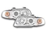 Paire de feux phares Design Audi A4 B5/8D 95-99 chrome