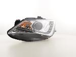 Paire de feux phares Daylight led Seat Ibiza 6J de 2012-2015 chrome