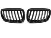 Paire de grilles de calandre BMW X5 E53 04-06 noir brillant