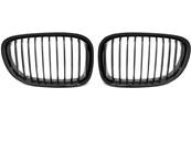 Paire grilles de calandre BMW serie 7 F01 09-12 noir brillant