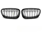Grille calandre BMW serie 1 F20/F21 de 2011 a 2014 Noir brillant Double Barres