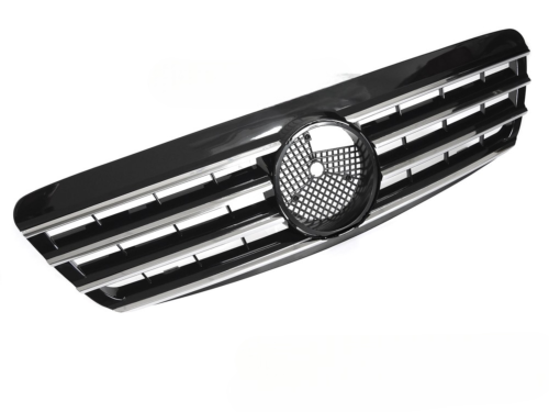 Grille calandre Mercedes Classe S W220 de 1998 a 2002 Chrome Noir