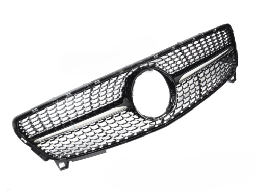Grille calandre Mercedes Classe A W176 de 2015 a 2018 Chrome Noir Brillant