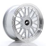 Jante JR Wheels JR23 17x8 ET20-45 BLANK Hyper Silver w/Machined Lip