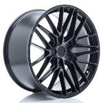 Jante JR Wheels JR38 21x9.5 ET0-35 Blank Black Brushed w/Tinted Face