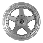 Jante Keskin KT1 18x10 ET25 5/100 TITAN GREY LIP POLISH