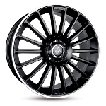 Jante Keskin KT15 18x8 ET45 5/112 MATT BLACK LIP POLISH