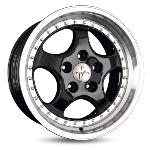 Jante Keskin KT2 18x8.5 ET52 5/130 BLACK LIP POLISH