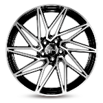 Jante Keskin KT20 19x8.5 ET35 5/120 BLACK FRONT POLISH