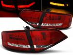 Paire de feux arriere Audi A4 B8 08-11 berline LED BAR rouge blanc