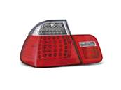 Paire de feux arriere BMW serie 3 E46 Berline 98-01 LED rouge blanc