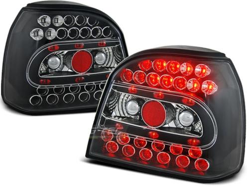Paire de feux arriere VW Golf 3 91-97 noir led