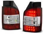 Paire feux VW T5 03-09 LED rouge blanc hayon