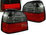 Paire de feux arriere VW Golf 3 91-97 rouge fume led