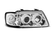 Paire de feux phares Audi A3 8L de 1996 a 2000 Angel eyes chrome