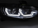 Paire de feux phares Honda Civic de 2016 a 2021 FULL LED DRL Dyn Noir