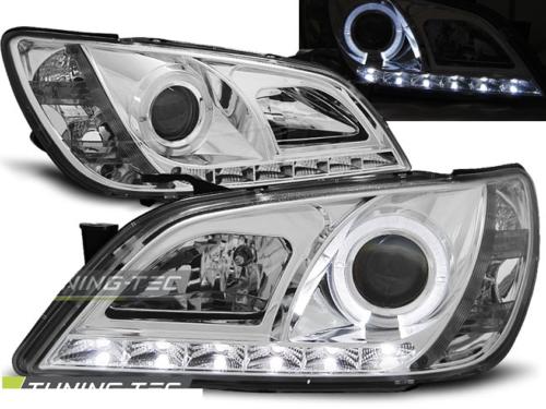 Paire de feux phares Lexus IS 01-05 Daylight led chrome