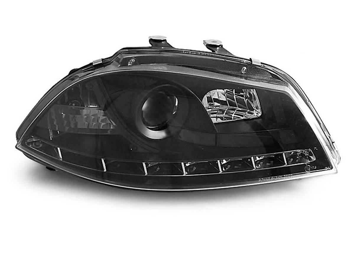 Paire de phares à LED avant pour Seat Ibiza 6L 2002 - 2008