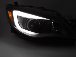 Paire Feux Phares Subaru Impreza WRX de 2008 a 2014 LED LTI Noir