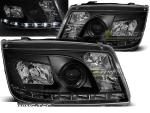 Paire de feux phares VW Bora 98-05 Daylight led noir