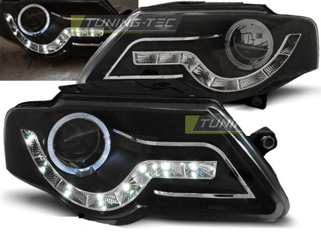 Paire de feux phares VW Passat 3BG 00-05 Daylight led noir