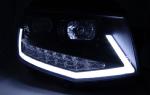 Paire de feux phares VW T6 15-19 led LTI DRL noir