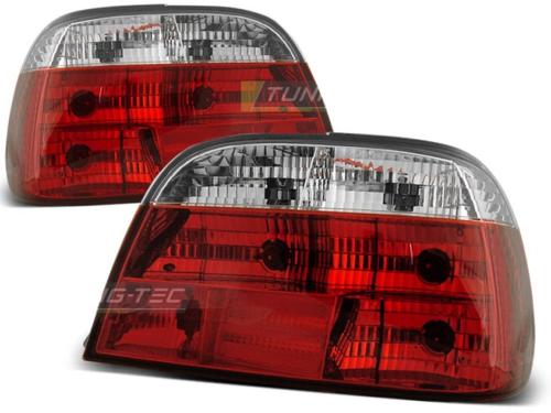 Paire de feux arriere BMW serie 7 E38 94-01 rouge blanc