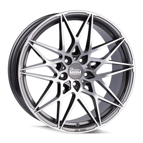 Jante Mam B2 18x8 ET45 5/112 Palladium Front Polish