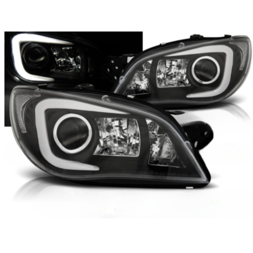 Paire Feux Phares Subaru Impreza GD de 2006 a 2007 Xenon Daylight noir