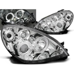 Paire de feux phares avant Citroen Xsara 00-04 angel eyes chrome